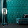 Grace Teal Glossy O 3x12