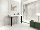 Calacatta Calacatta 3x12, Ottagona Mosaic and Matita