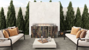 Untamed Flourish White 48x110, Roam Deco 3x24 and Ash 24x24 2cm