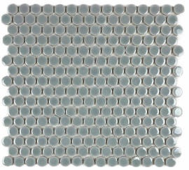 Mosaics Sage 3/4″ Penny Round Mosaic