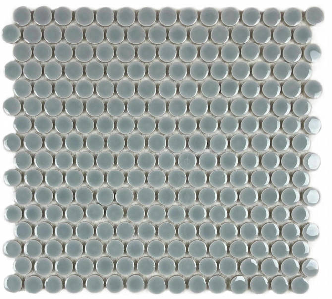 Mosaics Sage 3/4″ Penny Round Mosaic