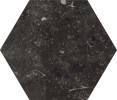 Concert Black 7×6 Hexagon Field Tile Matte Rectified