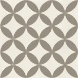 D_Segni Chalk/Mud Blend 8×8 Stella Decorative Tile Matte