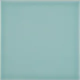 Cursive Soft Teal 6×6 Field Tile Glossy