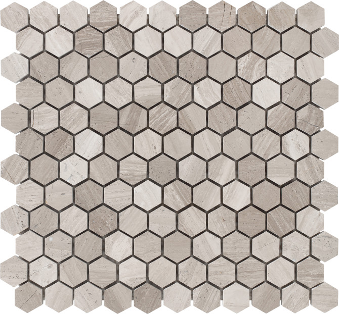 Frio Gray 12×12 Hexagon Mosaic