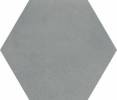 Attitude Simply Grey 9×10 Hexagon Field Tile Matte