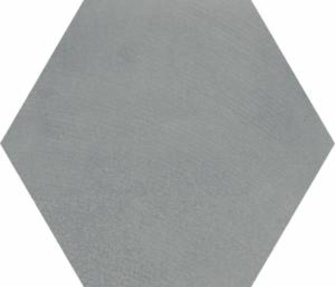 Attitude Simply Grey 9×10 Hexagon Field Tile Matte