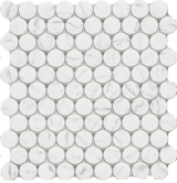 Revival Carrara 12×12 Large Penny Round Mosaic