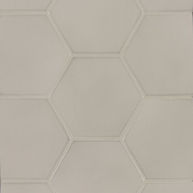 6th Avenue Fog 6″ Hexagon Glossy