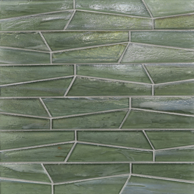 Luce Bamboo Garden 11×13 Fin Mosaic Pearl