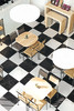 Luxury Calacatta 24x24 Matte and Nero Marquina 24x24 Matte