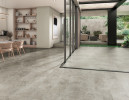 Stone Fiction Travertine Silver 12x24 and 24x24