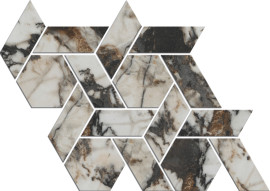 Foyer Contrast 3″ Landmark Hexagon Mosaic Polished