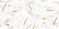 Marquee Hepburn 24×47 Decorative Tile Satin  Rectified