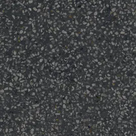 D_Segni Terrazzo Black 8×8 Field Tile Matte