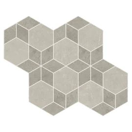 Cove Fog + Pebble 12×12 Orchid Mosaic