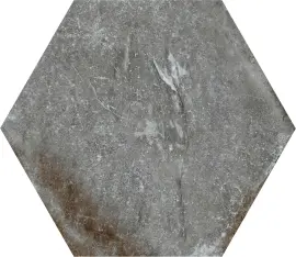 Pike Place Dark Gray 8″ Hex Field Tile