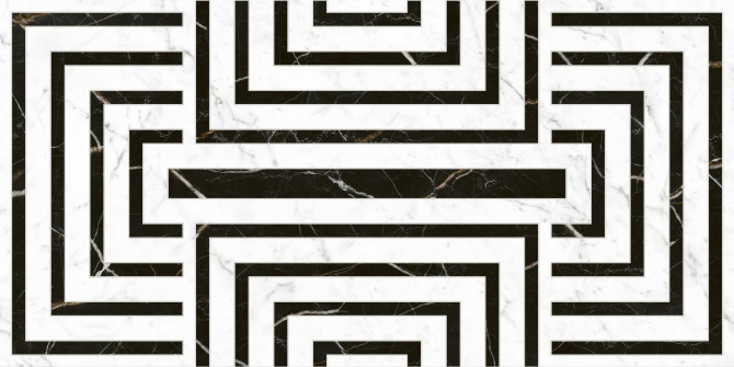 Marquee Astaire 24×47 Decorative Tile Satin  Rectified