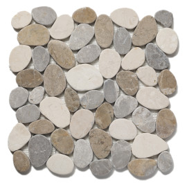 Random Series Sterling Megamix Jg 12×12 Cobbles Mosaic Tumbled
