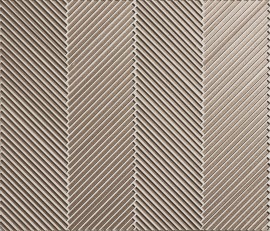 Bristol Brown 3/16×4-7/8 Herringbone Mosaic Glossy