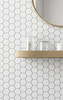 Presley White Hexagon Mosaic