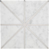 Ellington Carrara & Steel 12×12 Carlyle Decorative Tiel Honed