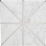 Ellington Carrara & Steel 12×12 Carlyle Decorative Tiel Honed