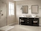 Cavatina Aria 12x24 and 2x4 Mosaic Brick
