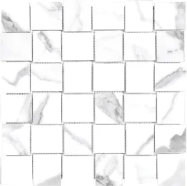 Mayfair Statuario Venato 2×2 Mosaic