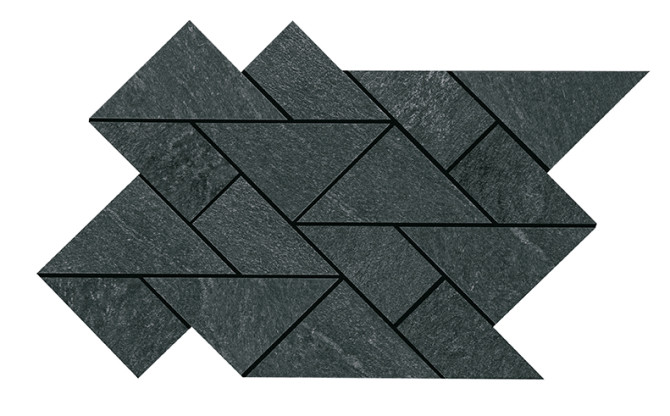 Calico Black 9×15 Mosaic Luxe