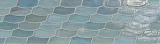 JAW (Just Add Water) Mineral Springs 1×3 Feather 6 Border Mosaic Pearl