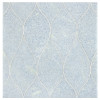 Acurve Celeste Blue Honed 6×14 Grand Acanthus