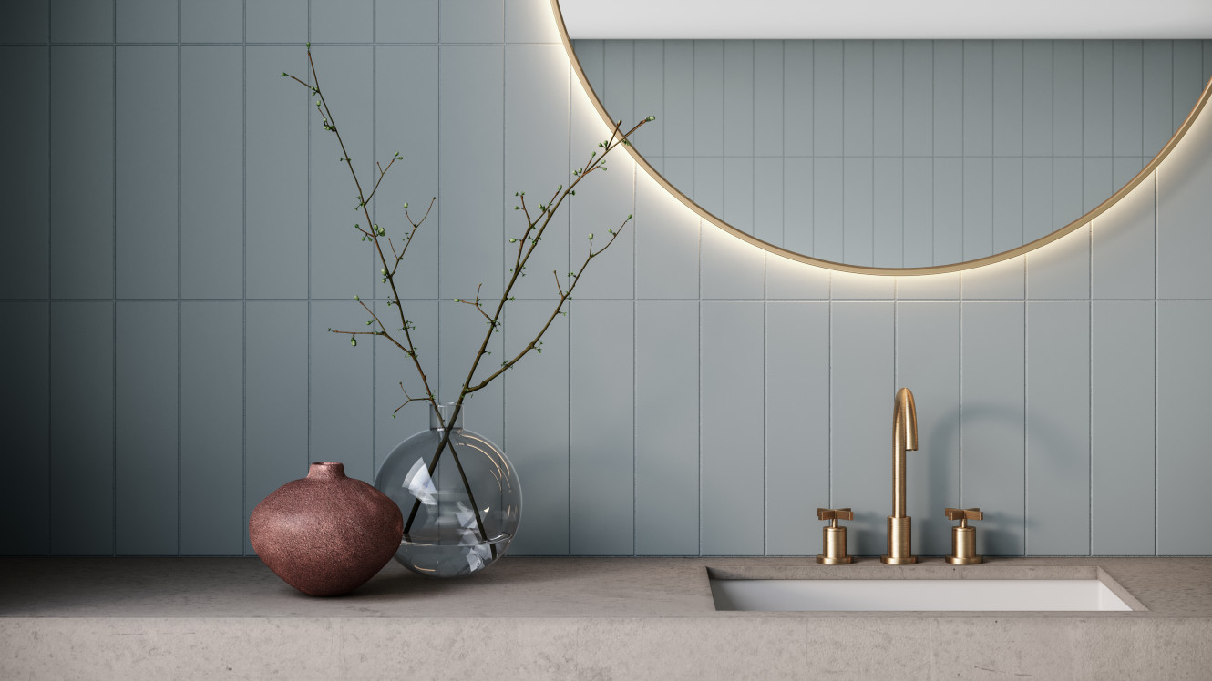 Soho Cloud Blue Matte 4x16