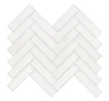 Olynthos Ready to Ship Thassos 9×12 Tweed Mosaic Polished Olynthos Ready to Ship Thassos 9×12 Tweed Mosaic Polished