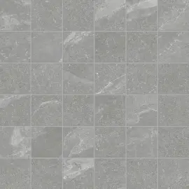 Niles Medium Grey 2×2 Mosaic Matte