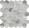 Volcana Notte 2″ Hex Mosaic Honed