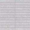Roxy Light Gray 1×6 Mosaic Leather