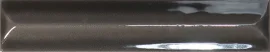 Nouvelle Charcoal 1×6 Vague Decorative Tile Gloss