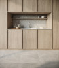 Anciano Grigio 12x24 and 1x4 Herringbone Mosaic