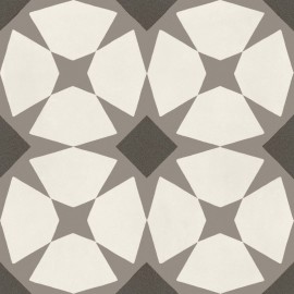 D_Segni Chalk/Mud/Midnight/Sand Blend 8×8 Starlit Decorative Tile Matte