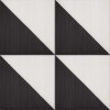 Scenario Nero 8×8 Triangle Decorative Tile Matte