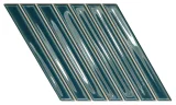 Spike Bars Peacock 6×10 A Decorative Tile Gloss