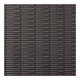 Rhythmic II Black 12×12 Mosaic