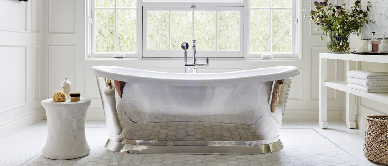 Pietra Bello Bianco Bello 3.5 Hex Mosaic and Herringbone Mosaic