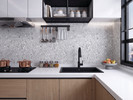 Revival Gray Large Penny Round Mosaic