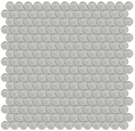 Bliss Element Glass Mist 12×12 Penny Round Mosaic