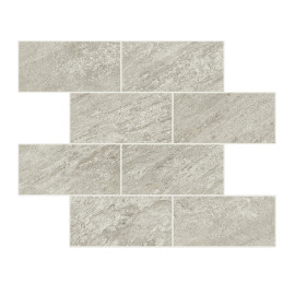 Element Silver 3×6 Brick Mosaic Matte
