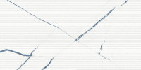 Beyond Calacatta Ocean White 12×24 3D Etch Decorative Tile Matte Rectified
