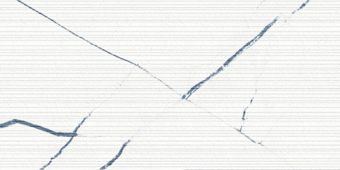Beyond Calacatta Ocean White 12×24 3D Etch Decorative Tile Matte Rectified