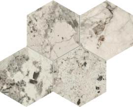 Evolve Speckle 12×12 Hexagon Mosaic Polished Evolve Speckle 12×12 Hexagon Mosaic Polished